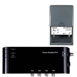 Amplificador de Antena TDT LEYF 4 Salidas