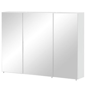 Armario con Espejo Schildmeyer Basic 100cm Blanco