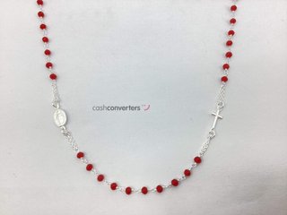 collar plata 925mm con piedra con circonita 28cm