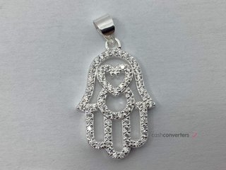 colgante plata 925mm con piedra con circonita