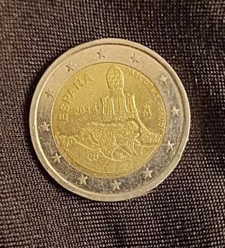 Moneda 2 Euros España 2014 Park Güell