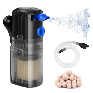 Filtro Interior Acuario 500L/h 8W 40-120 Litros