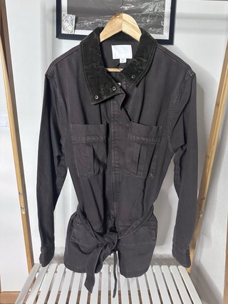Cazadora Mujer Zara Marrón con Bolsillos Talla S