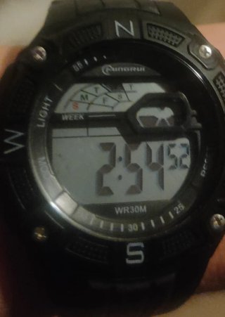 Reloj Digital Deportivo Negro
