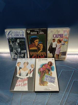 5 vhs, Películas de Sofia Loren