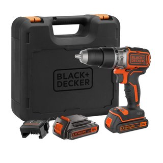 CON TARA - Taladro Percutor Black+Decker 18V BL188KB-QW