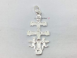 crucifijo plata 925mm