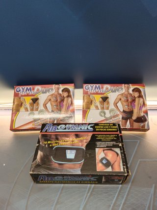 Gym duo, sistema electro estimulación, tres unidades