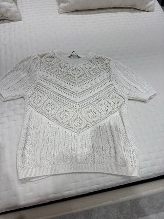 Jersey de punto calado Zara