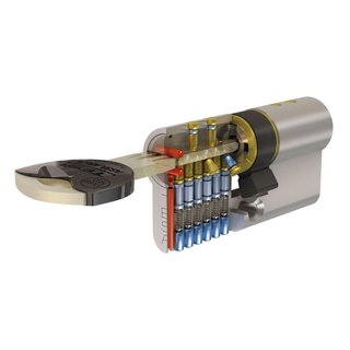 Bombín Tesa TX80 30x40 Alta Seguridad Latonado