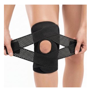 Rodillera Ajustable ANAMPION Talla XXXL Negra
