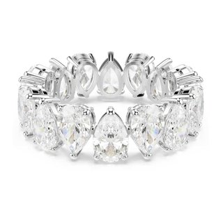 CON TARA - Anillo Swarovski Matrix Vittore Plateado Talla 52