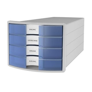 Cajonera HAN Impuls A4 4 Cajones Azul