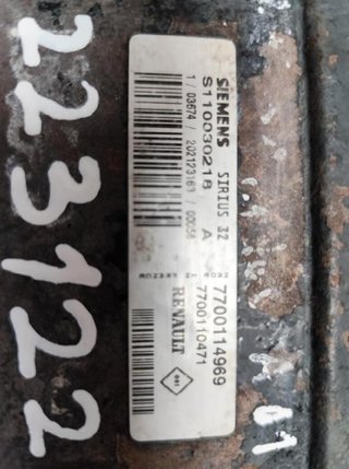 223122 s110030218a centralita motor renault laguna