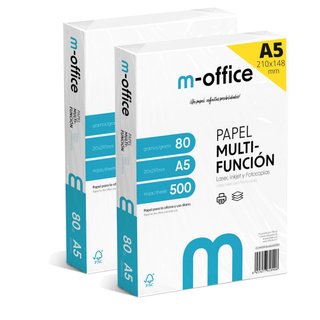 Fogli A5 80g m-office 1000 Fogli