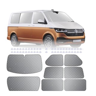 Cortinas Térmicas Cabina VW T4 SWB 8 Piezas