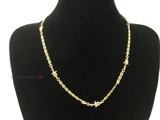 collar oro 18k 22cm