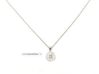 collar plata 925mm con piedra con circonita 19 3.5cm