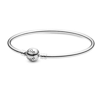 Pulsera Rígida Pandora Icons Plata Talla 17