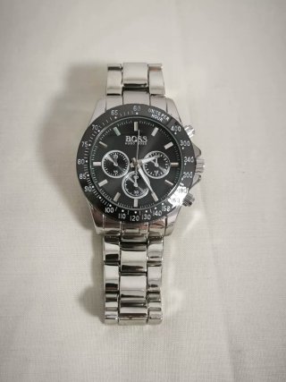 Reloj Hugo Boss Plateado y Negro