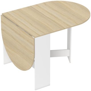 Mesa plegable de comedor de aglomerado, 6 personas