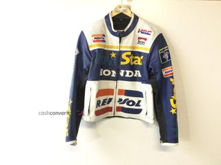 chaqueta motorista repsol racing vintage