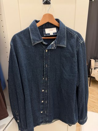 Camisa vaquera Zara azul