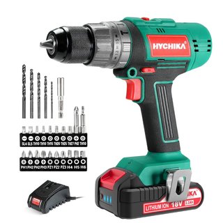 Taladro Percutor Atornillador HYCHIKA 18V 45 Nm