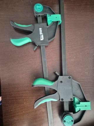 Juego de 2 sargentas de apriete rápido