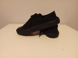 Zapatillas de lona negras