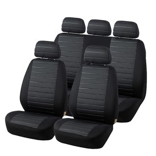 Fundas de Asiento Coche TOYOUN 5 Plazas Gris