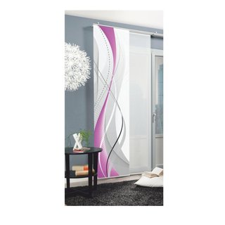 Panel Japonés Home Fashion 245x60 cm Morado
