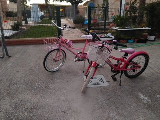 2 Bicicletas Infantiles Rosas