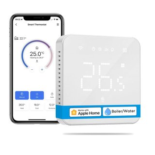Termostato WiFi Meross MTS200BHK Caldera HomeKit