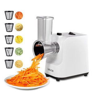 Rallador Eléctrico VEVOR 5 en 1 200W Queso
