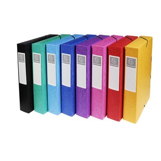 Cajas de Archivo Exacompta Exabox A4 Pack 8