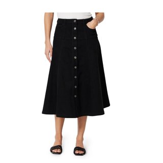 Falda Midi Vaquera Amazon Essentials Negra talla 44