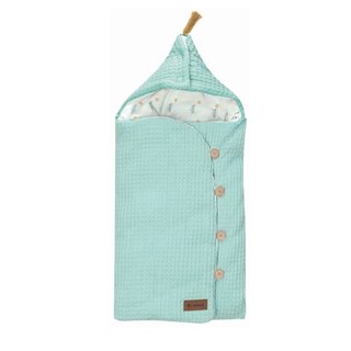 Saco Arrullo Bebé Jané Mims+ con Capucha Azul