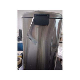 CON TARA - Cestino con pedale SONGMICS 30l in acciaio argento