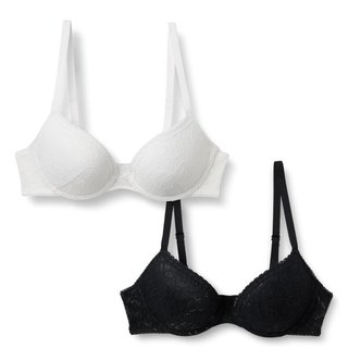 Sujetador push-up Amazon Essentials 80B Negro