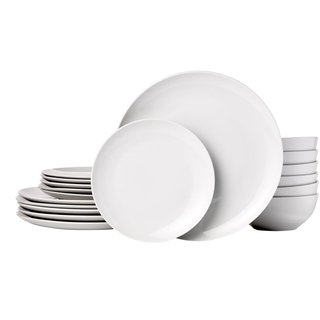 Vajilla de Porcelana Amazon Basics 6 Servicios