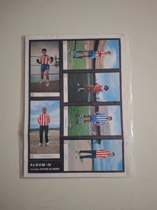 Cromo Revista Atlético de Madrid - Álbum 16