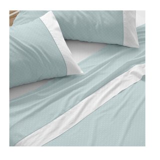 Juego de Sábanas Burrito Blanco Cama 135 Verde