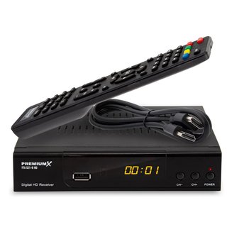 Receptor DVB-S2 PremiumX HD 521 FTA Full HD HDMI