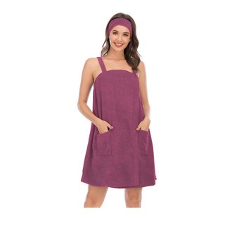 Vestido Toalla de Baño Jamron Mujer Fucsia Talla M