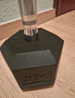 22.5 kg Mancuerna Hexagonal
