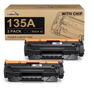Toner compatibile HP 135A W1350A con chip, confezione da 2
