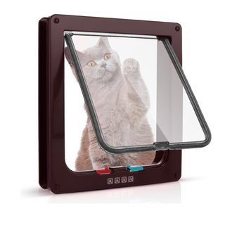 Puerta para Gatos Sailnovo Talla M con Cerradura