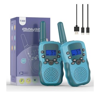 Walkie Talkie per Bambini Bakoherp Ricaricabile 8 Canali