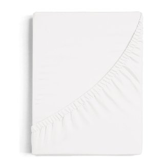Sábana Bajera Burrito Blanco 150cm Algodón Blanca